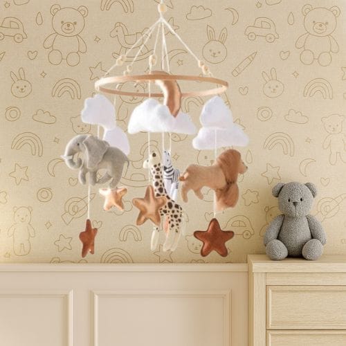 Mobile Bébé Jungle