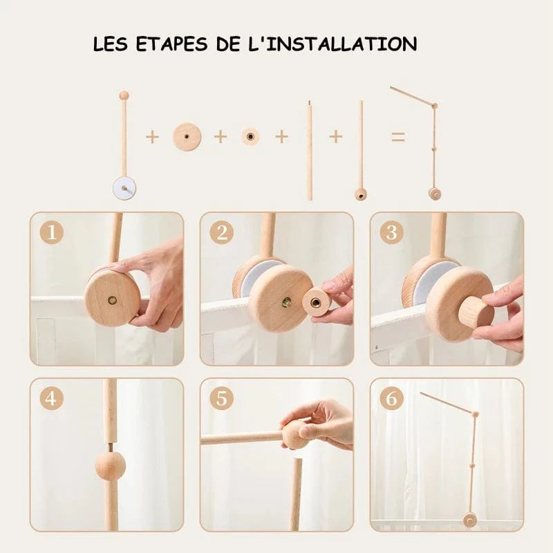 bras mobile bébé